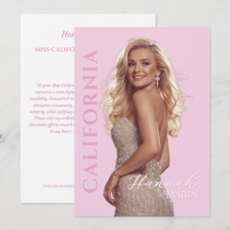 Carte promo d'autographe de titulaire de titre de