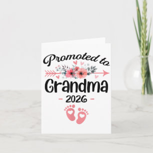 Carte Promoté À Grand-Mère Est 2026 Floral _1