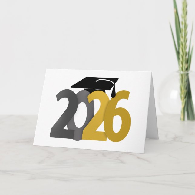 Carte Promotion 2026 Classe d'Or et d'Argent (Devant)