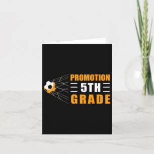Carte Promotion Enfants 5e année Football Retour à l'éco