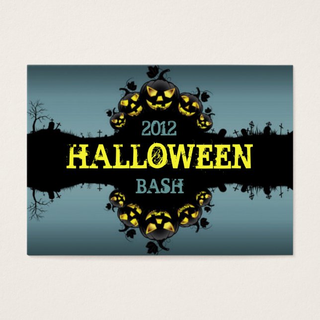 Carte promotionnelle Jack-O-Lanterns Party (Devant)
