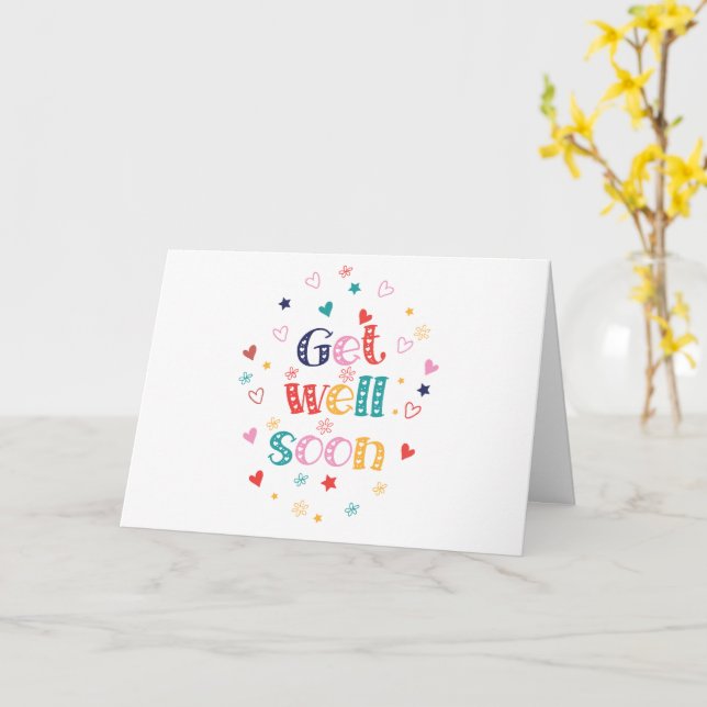 Carte Prompt rétablissement (Fleur jaune)