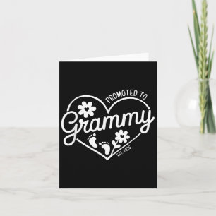 Carte Promu À Grammy Est. Grand-mère 2026, Nouvelle bébé