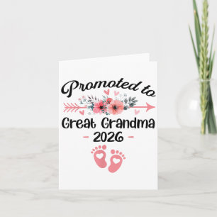 Carte Promu À Grand Grand Grand-Mère Est 2026 Floral _1