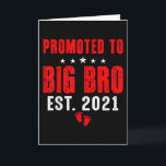 Carte Promu chez Big Brother<br><div class="desc">Le meilleur frère au monde est à vous. Fort et cool comme un super-héros ! Cadeau idéal pour la fête de famille. Votre frère est le héros pour vous,  votre frère ou votre sœur.</div>