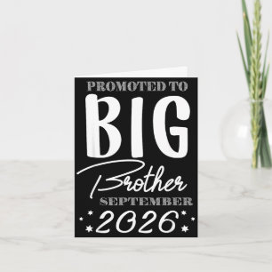 Carte Promu grand frère septembre 2026 nouveau grand frè