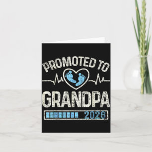Carte Promu Grand-père 2026 Bébé à venir Bientôt