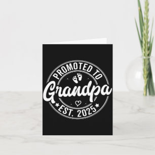 Carte Promu Grand-père Ét 2025 Grands-parents Nouveau Gr