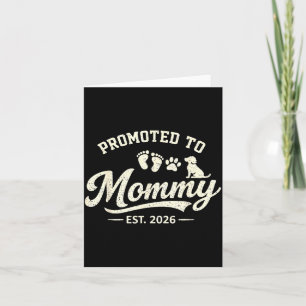 Carte Promu maman en 2026 nouvelle maman amoureuse des c