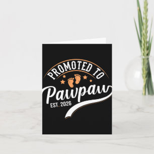 Carte Promu Papa Pawpaw 2026 - Première Fête des Pères 