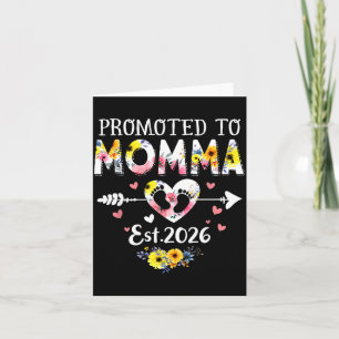 Carte Promue Mamma 2026 Première fois nouvelle grand-mèr