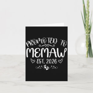 Carte Promue memaw est 2026 première fois maman fête des