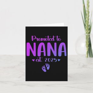 Carte Promue Nana 2025 Nouvelle Grand-mère Est 2025 Mère