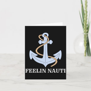 Carte Propriétaire d'un bateau de navigation masculine s
