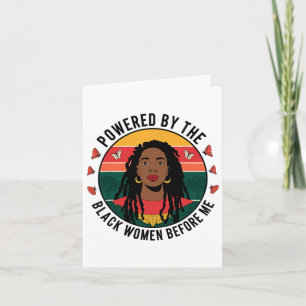 Carte Propulsé Par La Femme Noire Avant Moi Histoire Noi