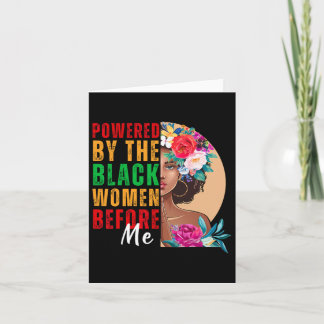 Carte Propulsé Par Les Femmes Noires Avant Moi Histoire 