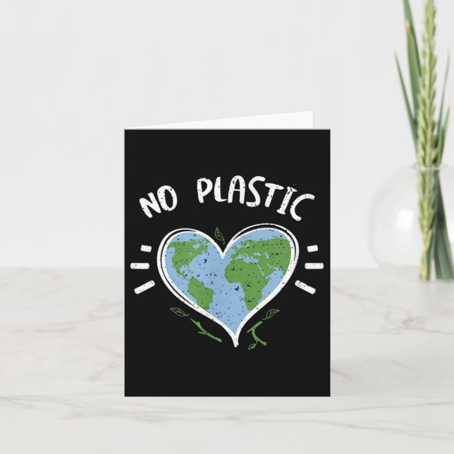 Carte Protection de l'environnement_ Pas de plastique -  (Devant)