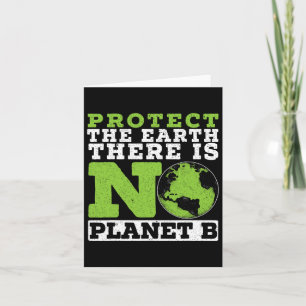 Carte Protéger la Terre Il n'y a pas de planète B Enviro