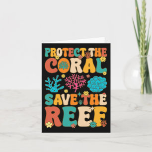 Carte Protéger le corail sauver le récif récif corallien