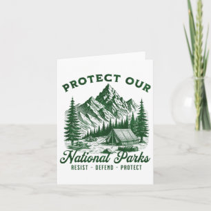 Carte Protéger les parcs nationaux