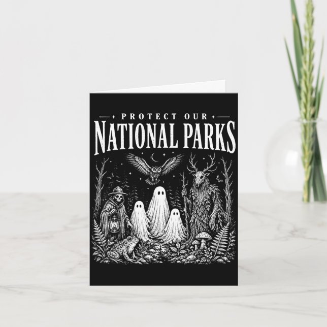 Carte Protéger les parcs nationaux ou hanter le jardin (Devant)