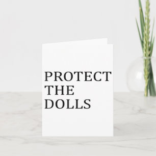 Carte Protéger Les Poupées