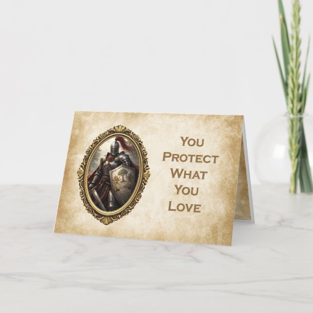 Carte Protégez ce que vous aimez  (Devant)