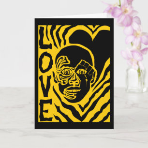 Carte protestation avec amour