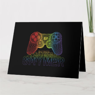 Carte Proud Gaymer, Jeu Gay pride