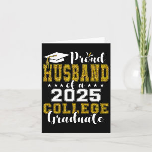Carte Proud Husnd De 2025 Graduate College Chemise Gradu