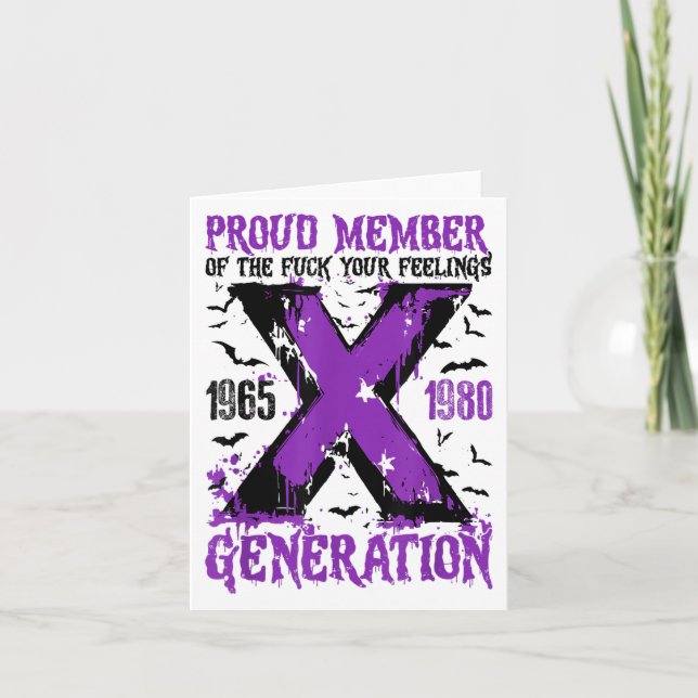 Carte Proud Member X Generation For Your Feelings Hallow (Devant)