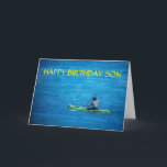 Carte "PROUD of the Man YOU'VE BECOME SON"<br><div class="desc">This is a Great Birthday Card for the son who has turned into adulthood,  maybe 18 or older and for the son who is already a man ! Let HIM know HOW MUCH you CARE ! THANK YOU much for stop by one of my eight stores !!!</div>