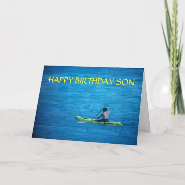 Carte "PROUD of the Man YOU'VE BECOME SON" (Devant)
