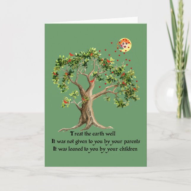 Carte Proverbe kenyan de nature (Devant)