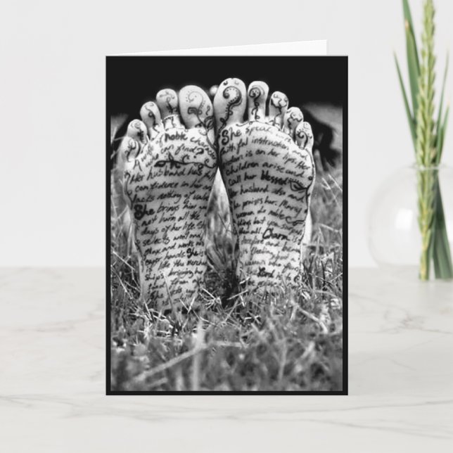 Carte proverbes 31 pieds (Devant)