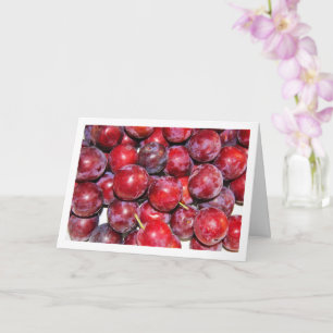 Carte Prunes de cerisier