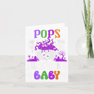 Carte Ps de la future maman papa à devenir Halloween