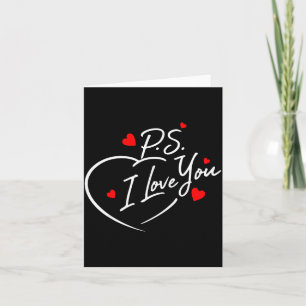 Carte Ps journée de la Saint-Valentin cœur violet femmes