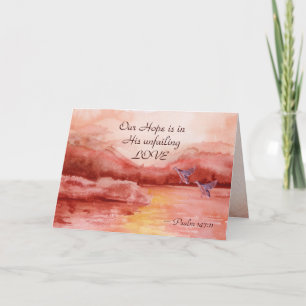 Carte Psaume 147:11 Notre Espoir est dans son amour indé