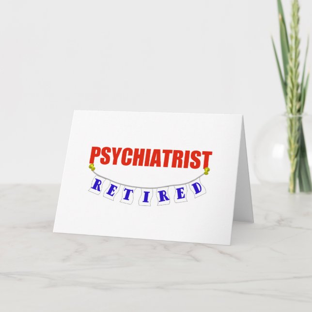 CARTE PSYCHIATRIST RETRAITÉ (Devant)