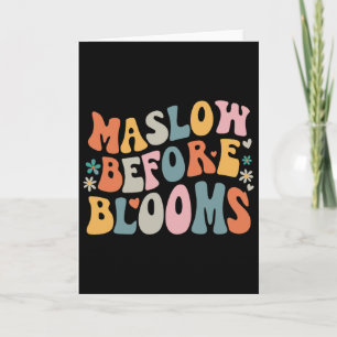 Carte Psychologue Maslow Avant Bloom Sped Enseignant Clr