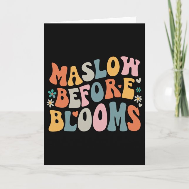 Carte Psychologue Maslow Avant Bloom Sped Enseignant Clr (Devant)