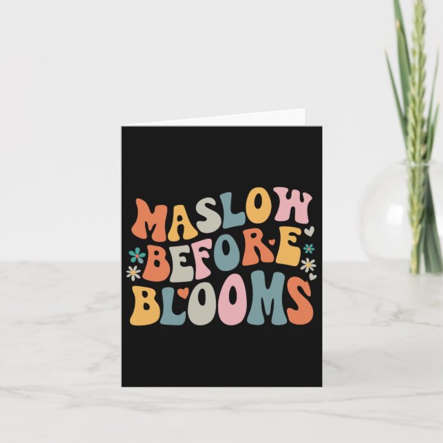 Carte Psychologue Maslow Avant Bloom Spirate Clro Enseig (Devant)
