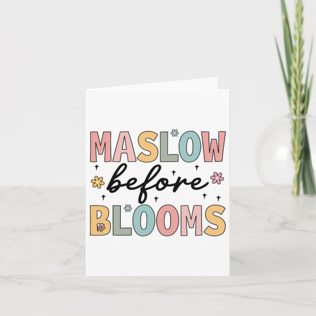 Carte Psychologue Maslow Avant Bloom Spirate Clro Enseig (Devant)