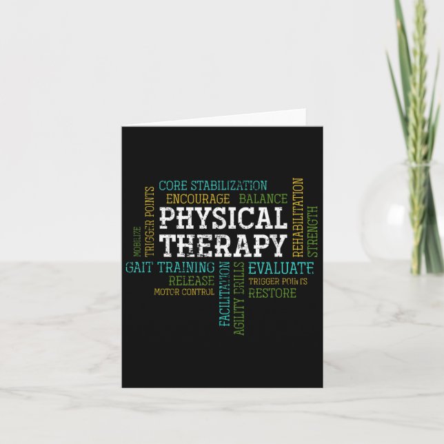 Carte Pta Physical Motivational Therapy Gift Physical Th (Devant)