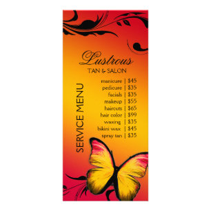 Carte Publicitaire 311 Coucher de soleil de papillon lustré
