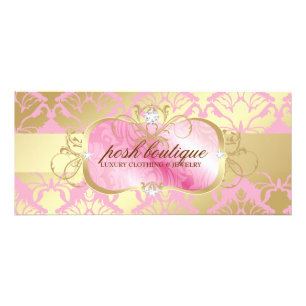 Carte Publicitaire 311 miroitement rose somptueux de plateau et de