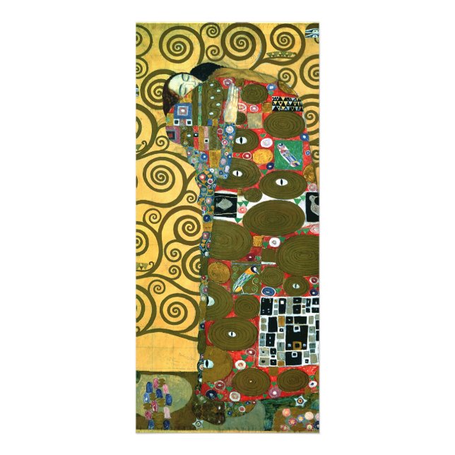 Carte Publicitaire Accomplissement (L’étreinte) de Gustav Klimt (Devant)