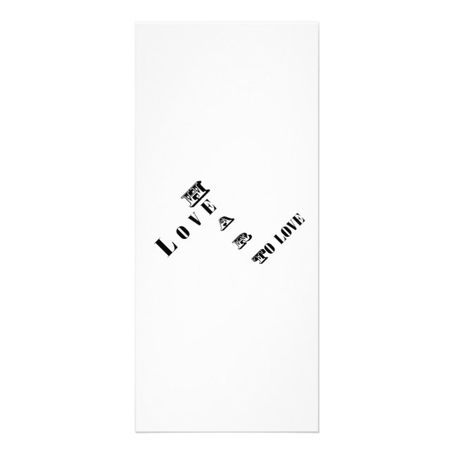 Carte Publicitaire Amour (Devant)