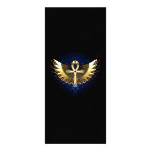 Carte Publicitaire Ankh or avec ailes
